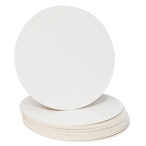 Podkład pod tort 24cm okrągły biały podkładka pod ciasto tort sztywny gładki
